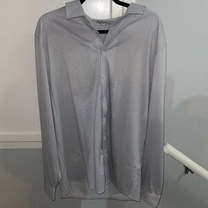 Men's Striped Gray Shirt